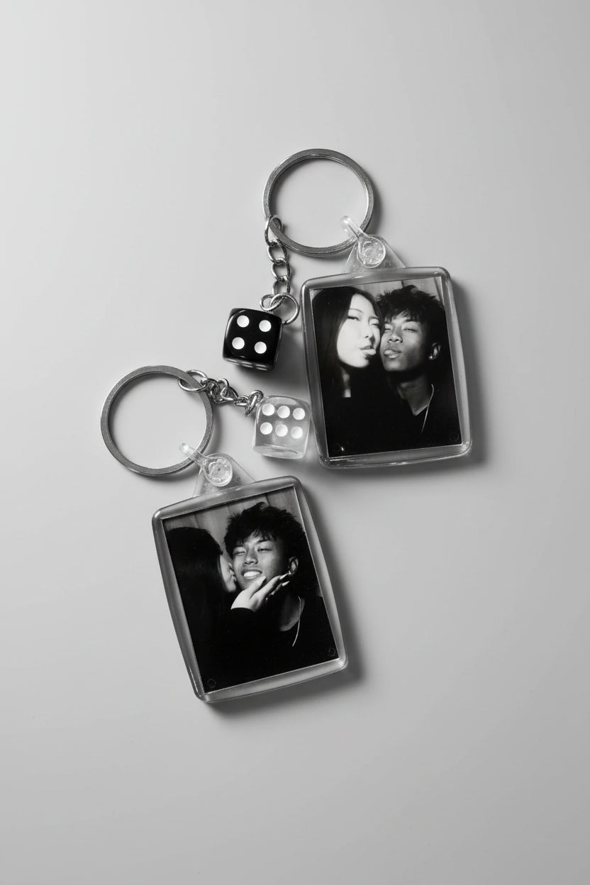 photo strip keychain